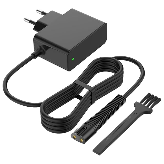BENSN 12 volt replacement charging cable for Braun shavers