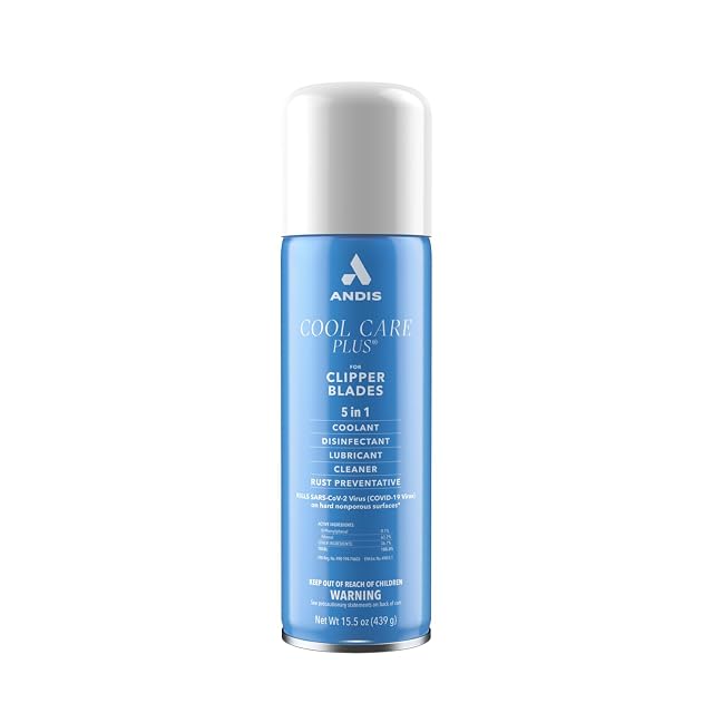 Andis 12750 Cool Care Plus 5-in-1 clipper spray 15.5 ounce aerosol can