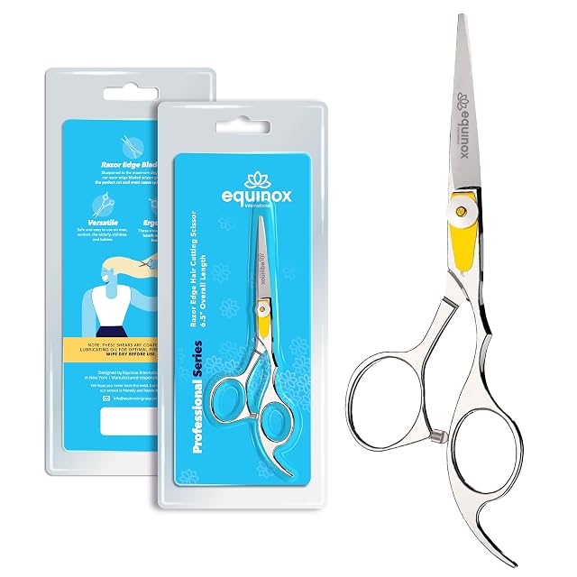 Equinox Professional Razor Edge Series barber hair cutting scissors 6.5 inch