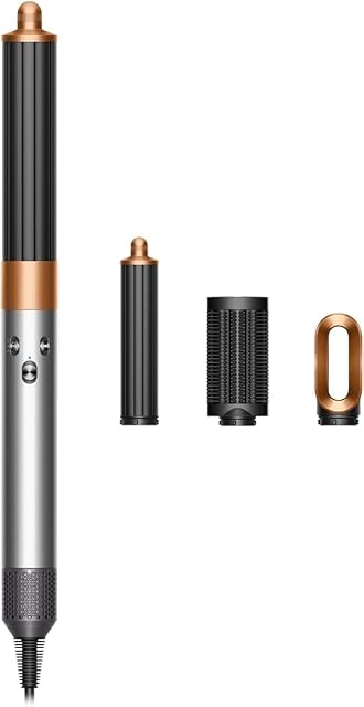 Dyson Airwrap Origin multi-styler and dryer in nickel and copper with three attachments