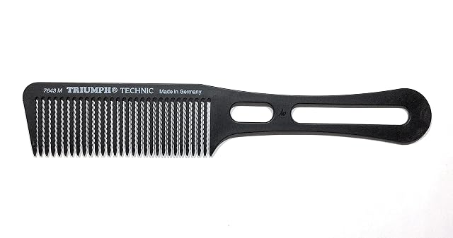 Hercules Sagemann 7643M clipper comb with handle and centimeter scale