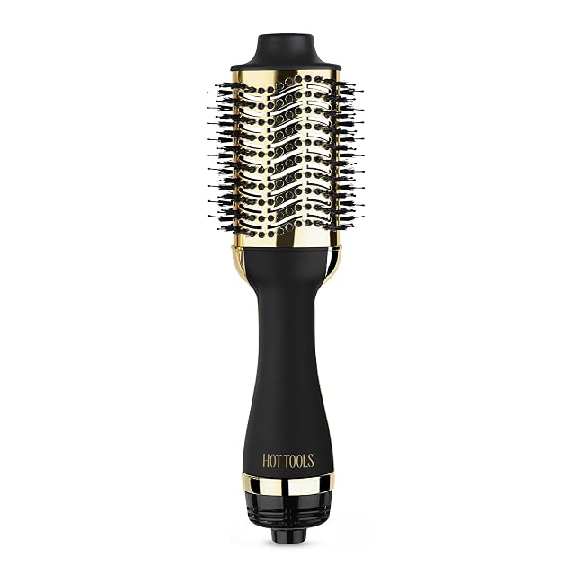 HOT TOOLS 24K Gold One-Step Volumizer oval blow dryer brush