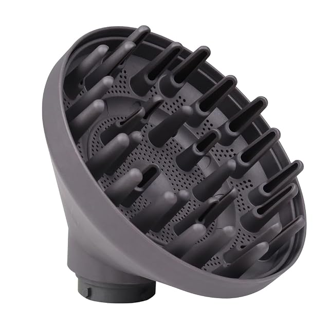 Laymi long-prong diffuser attachment for Dyson Airwrap in gray