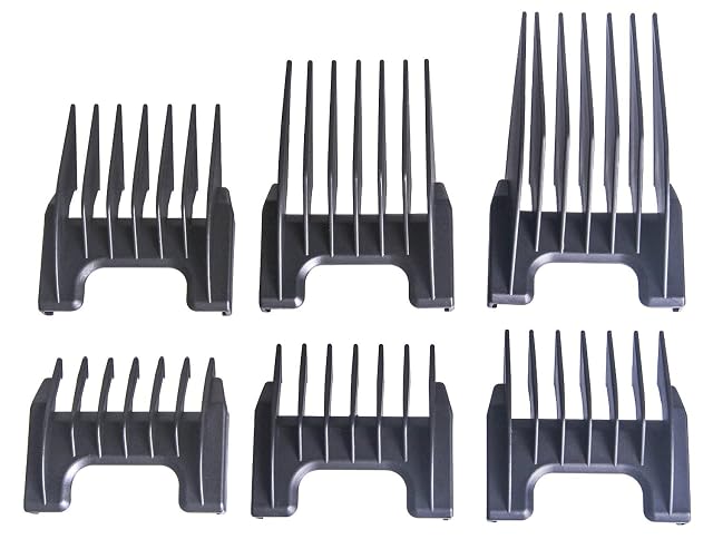 Moser Ermila six-piece guide comb set for hair clippers
