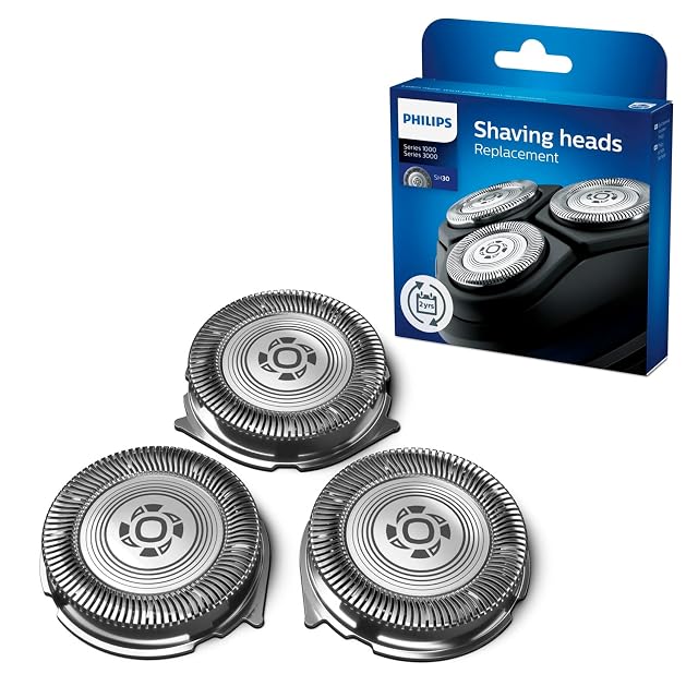 Philips SH30/50 replacement shaver heads, set of three