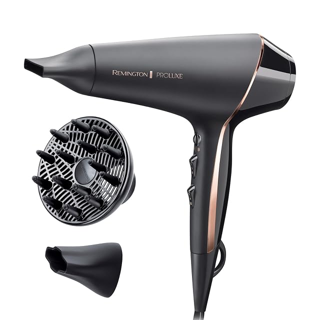 Remington AC9140B PROluxe hair dryer with three styling attachments